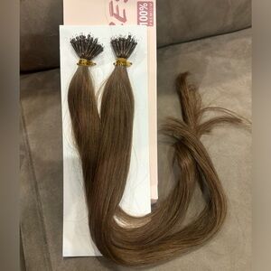 Nano bead  human hair extensions NWT